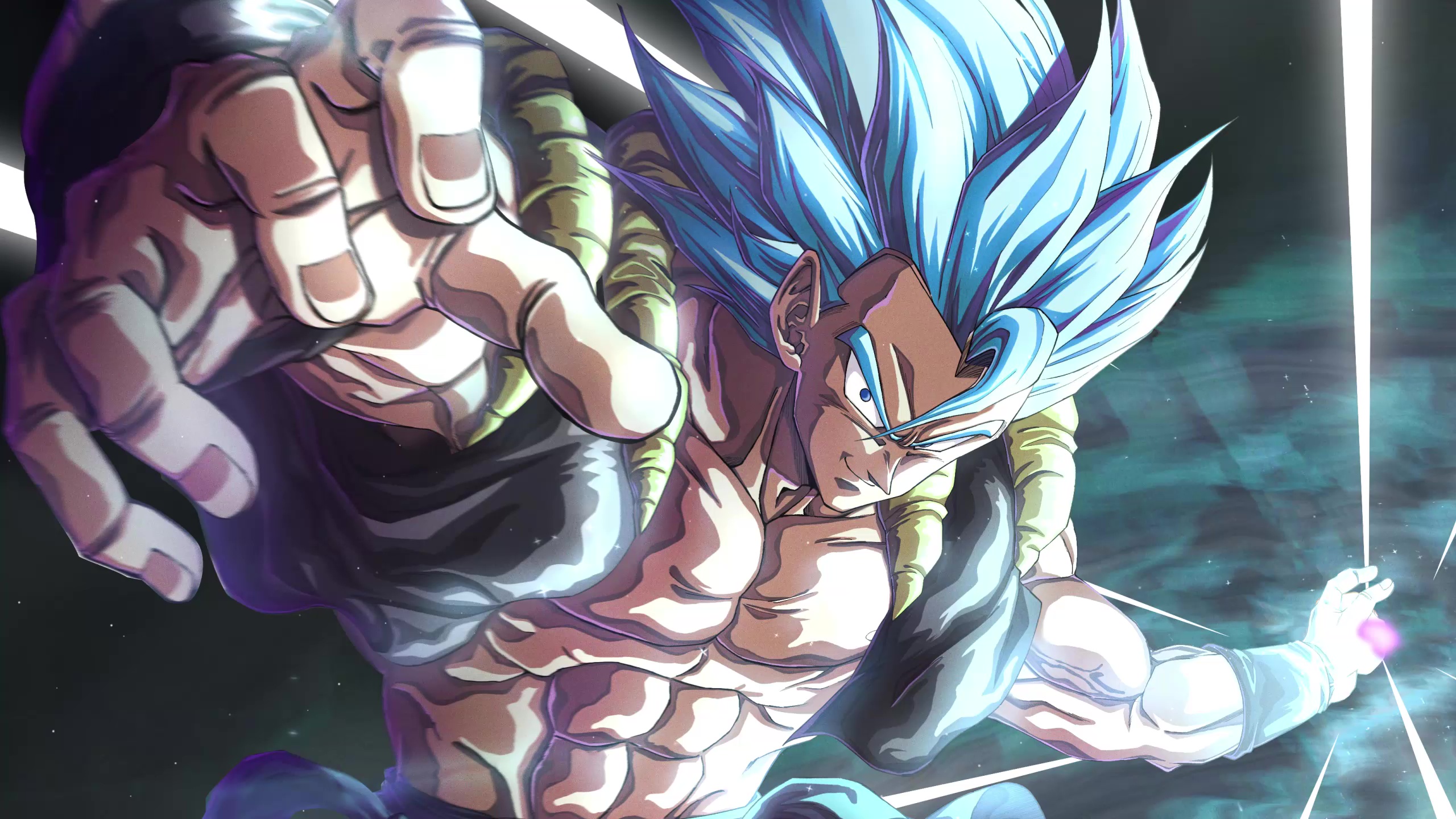 Gogeta Blue Dragon Ball Live Wallpaper Setlivewallpaper 