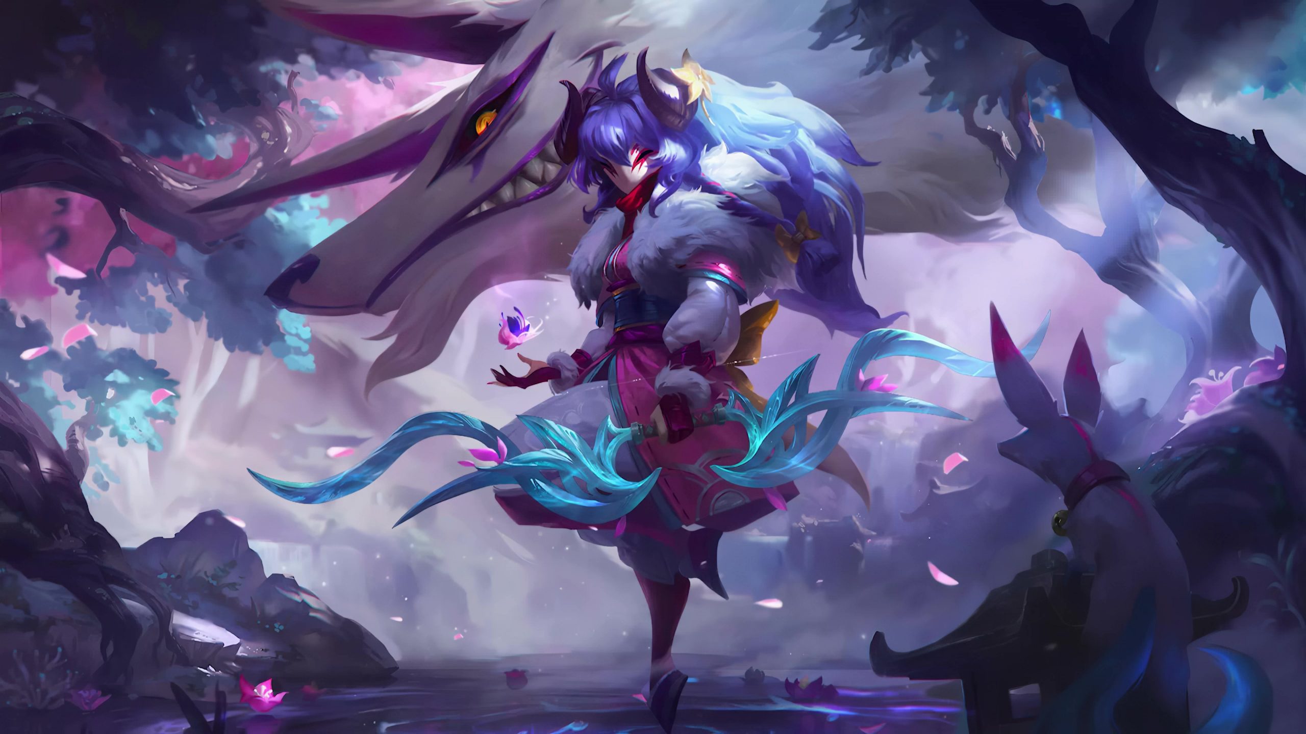 Spirit Blossom Kindred League Of Legends Live Wallpaper - SetLivewallpaper