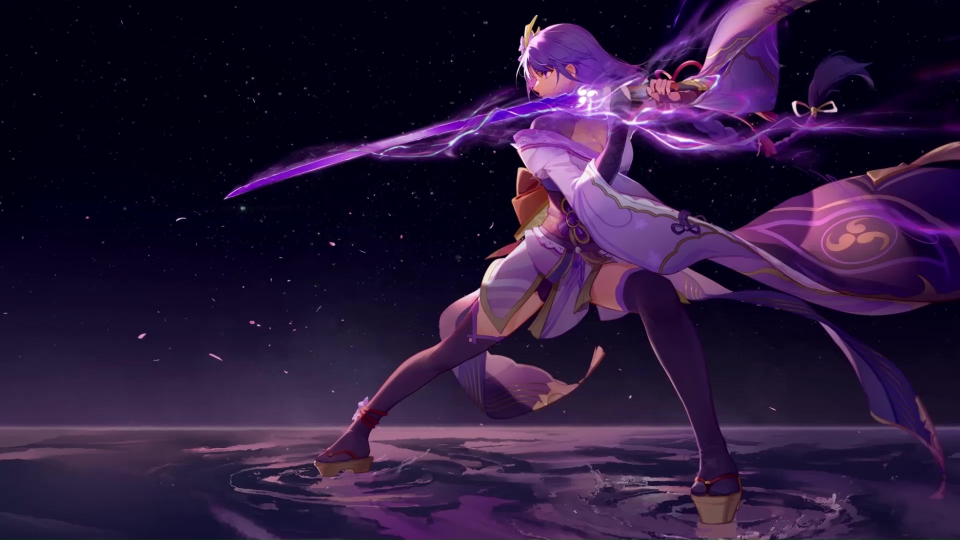 Raiden Shogun Genshin Impact Live Wallpaper SetLivewallpaper